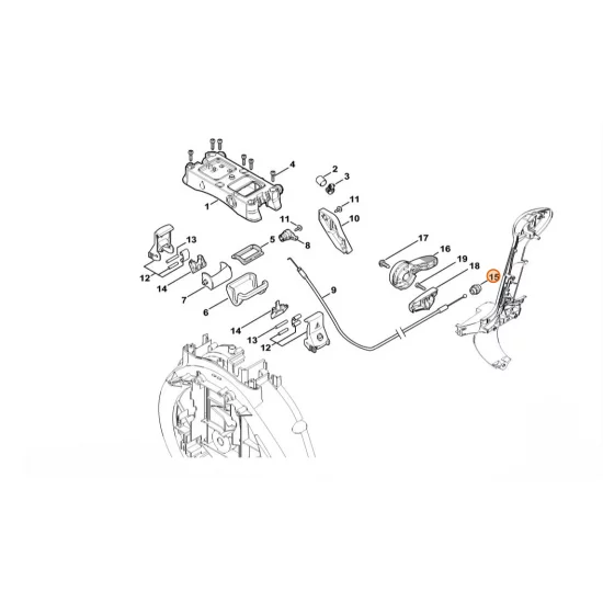 STIHL  Koło nastawcze 4244 793 0101